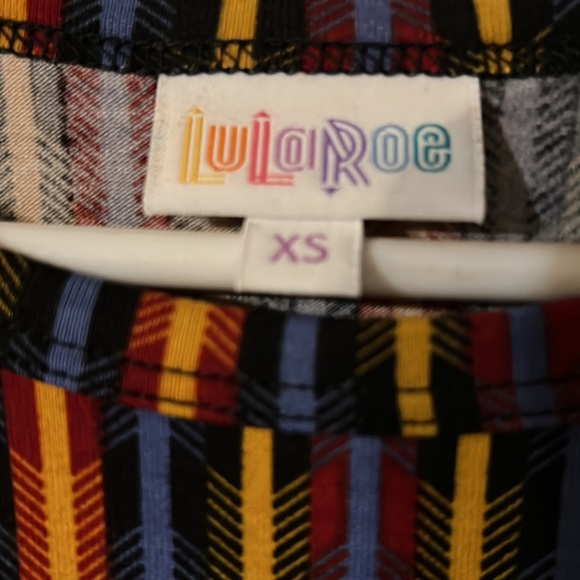 NWT Lularoe Carly Hi-Lo dress in multi print. Size XS. - Picture 3 of 6